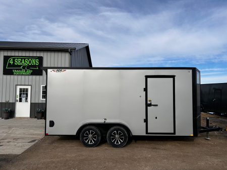 New 2026 H&H Trailers 7X16 7' INTERIOR RAMP DOOR Cargo / Enclosed Trailer