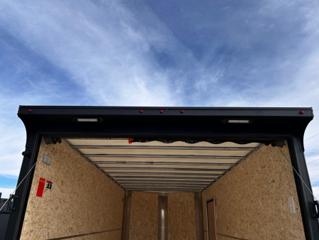 New 2026 H&H Trailers 7X16 7' INTERIOR RAMP DOOR Cargo / Enclosed Trailer