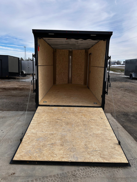 New 2026 H&H Trailers 7X14 7' INTERIOR RAMP DOOR Cargo / Enclosed Trailer