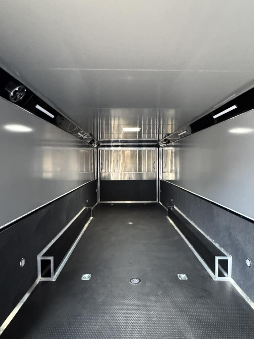 New 2025 RC Trailers 8.5X34 RACE TRAILER Car / Racing Trailer BLACKOUT PACKAGE ENCLOSED CAR HAULER RACE TRAILER