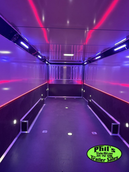 New 2025 RC Trailers 8.5X34 RACE TRAILER Car / Racing Trailer BLACKOUT PACKAGE ENCLOSED CAR HAULER RACE TRAILER