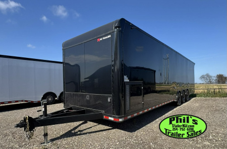 New 2025 RC Trailers 8.5X34 RACE TRAILER Car / Racing Trailer BLACKOUT PACKAGE ENCLOSED CAR HAULER RACE TRAILER