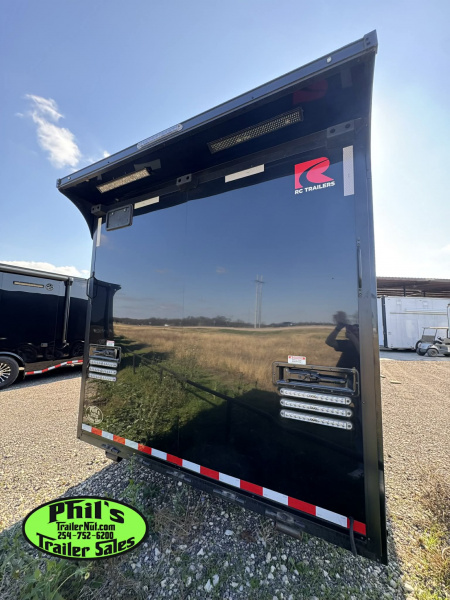 New 2025 RC Trailers 8.5X34 RACE TRAILER Car / Racing Trailer BLACKOUT PACKAGE ENCLOSED CAR HAULER RACE TRAILER