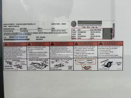 New 2026 Spartan Cargo  sp8.5x32ta5 Car / Racing Trailer