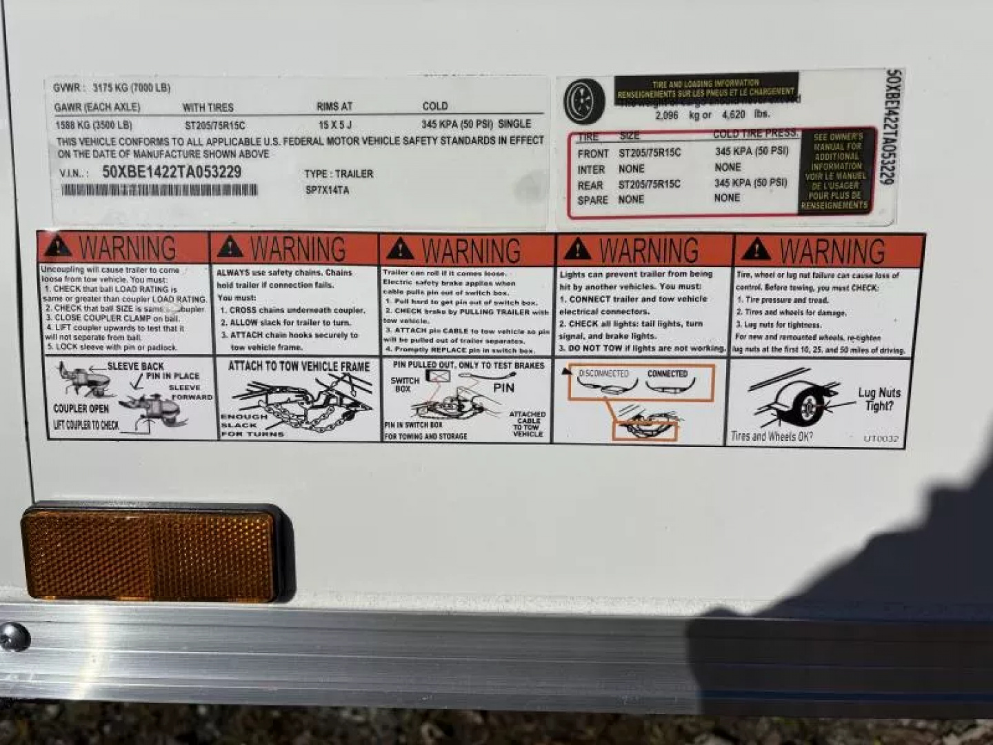 New 2026 Spartan Cargo Trailers SP7X14TA Cargo / Enclosed Trailer