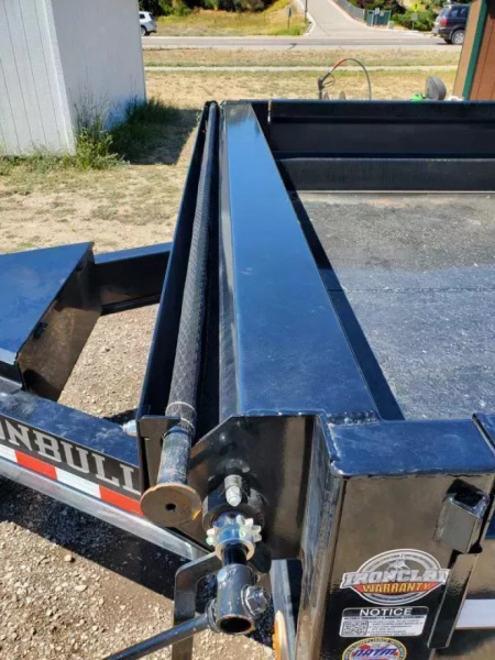 New 2026 Iron Bull 8x14 15k Deckover Dump Trailer