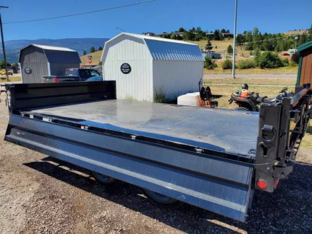 New 2026 Iron Bull 8x14 15k Deckover Dump Trailer