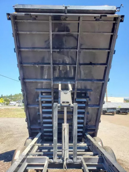 New 2026 Iron Bull 8x14 15k Deckover Dump Trailer