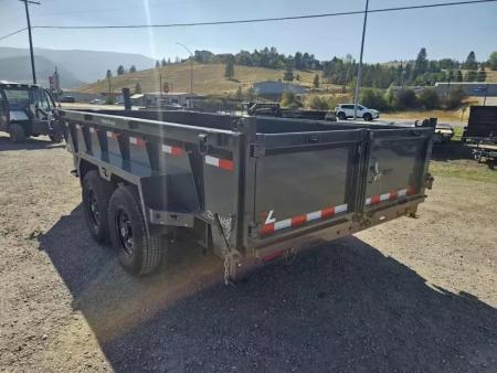 New 2026 Lamar 7x14 14k Dump Trailer w/Telescopic Hoist