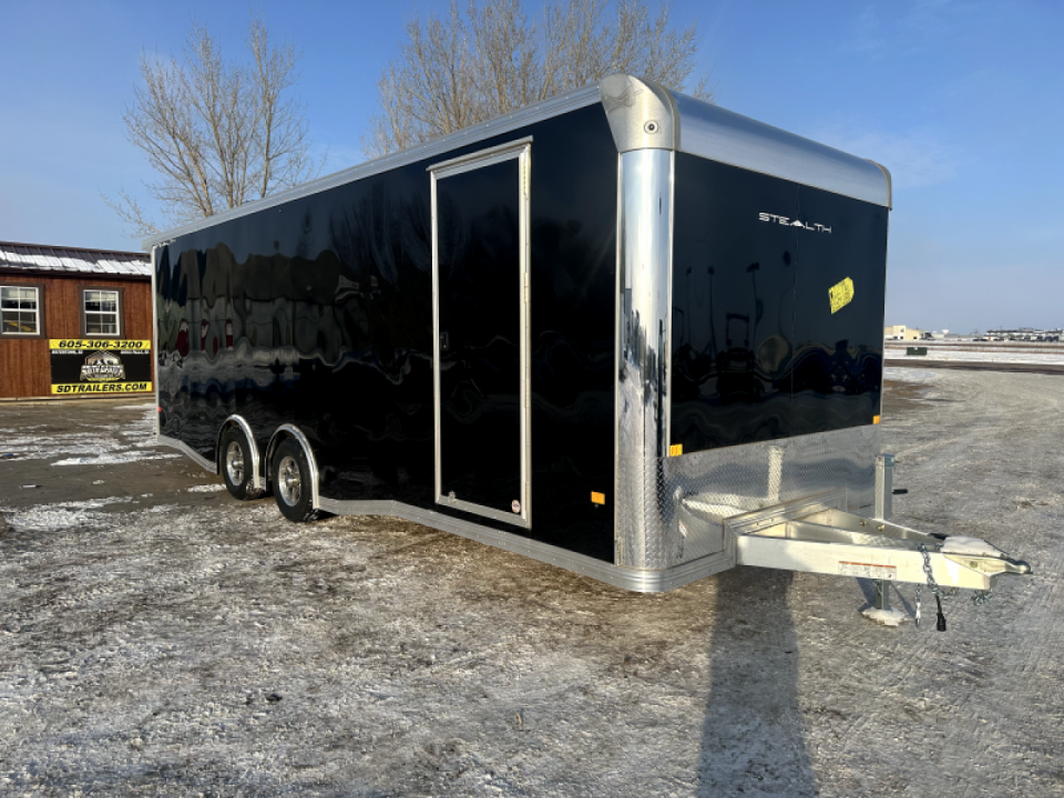 New 2026 ALCOM 2026 Alcom-Stealth 8.5 x 24' Aluminum Frame Cargo/Enclosed Car Trailer Cargo / Enclosed Trailer