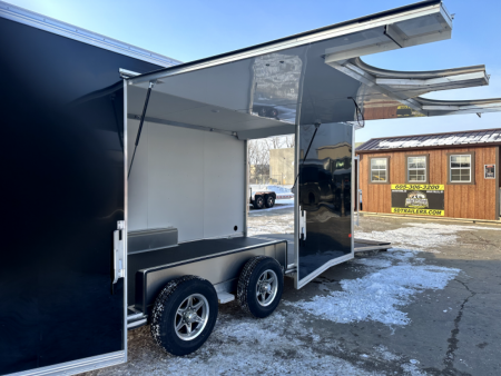 New 2026 ALCOM 2026 Alcom-Stealth 8.5 x 24' Aluminum Frame Cargo/Enclosed Car Trailer Cargo / Enclosed Trailer