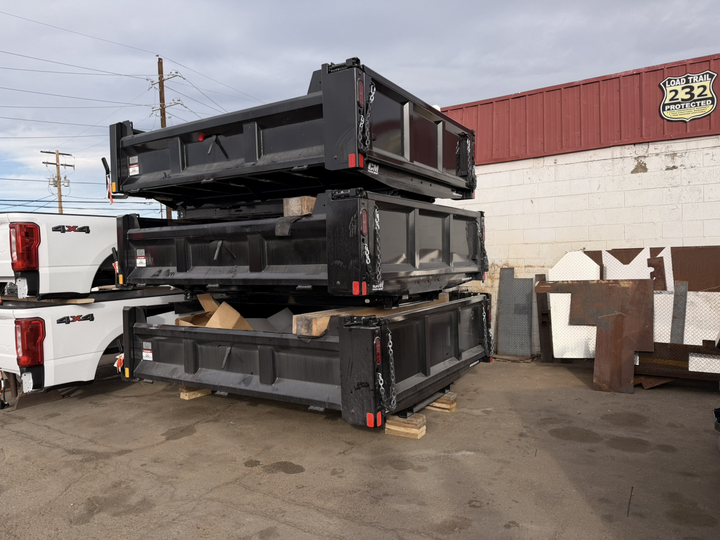 New 2026 CM Truck Beds DB-RTB Dump 9' FDS W/ Hoist Fold Dow Sides