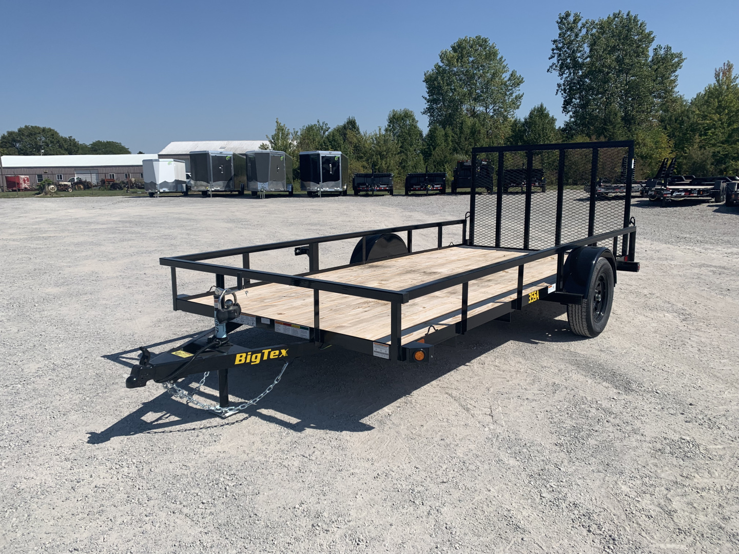 New 2026 Big Tex Trailers 35SA-14R1A-4PBK (77" x 14') 2.9K Utility Trailer