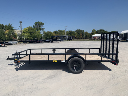 New 2026 Big Tex Trailers 35SA-14R1A-4PBK (77" x 14') 2.9K Utility Trailer