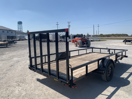 New 2026 Big Tex Trailers 35SA-14R1A-4PBK (77" x 14') 2.9K Utility Trailer
