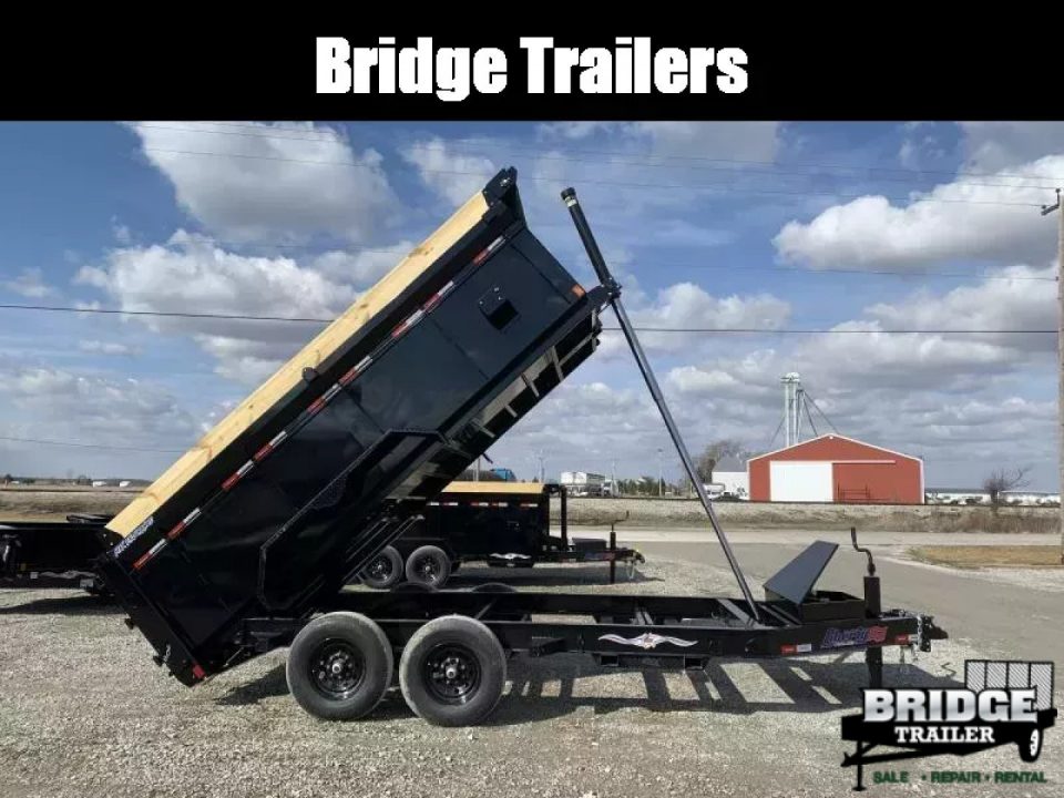 New 2026 Liberty LD14K83X14B8TSHSFT (83" X 14') 15.4K Telescopic Dump Trailer