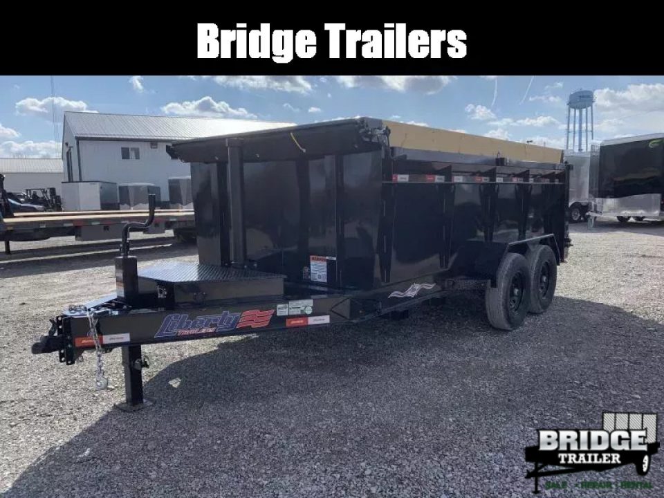 New 2026 Liberty LD14K83X14B8TSHSFT (83" X 14') 15.4K Telescopic Dump Trailer