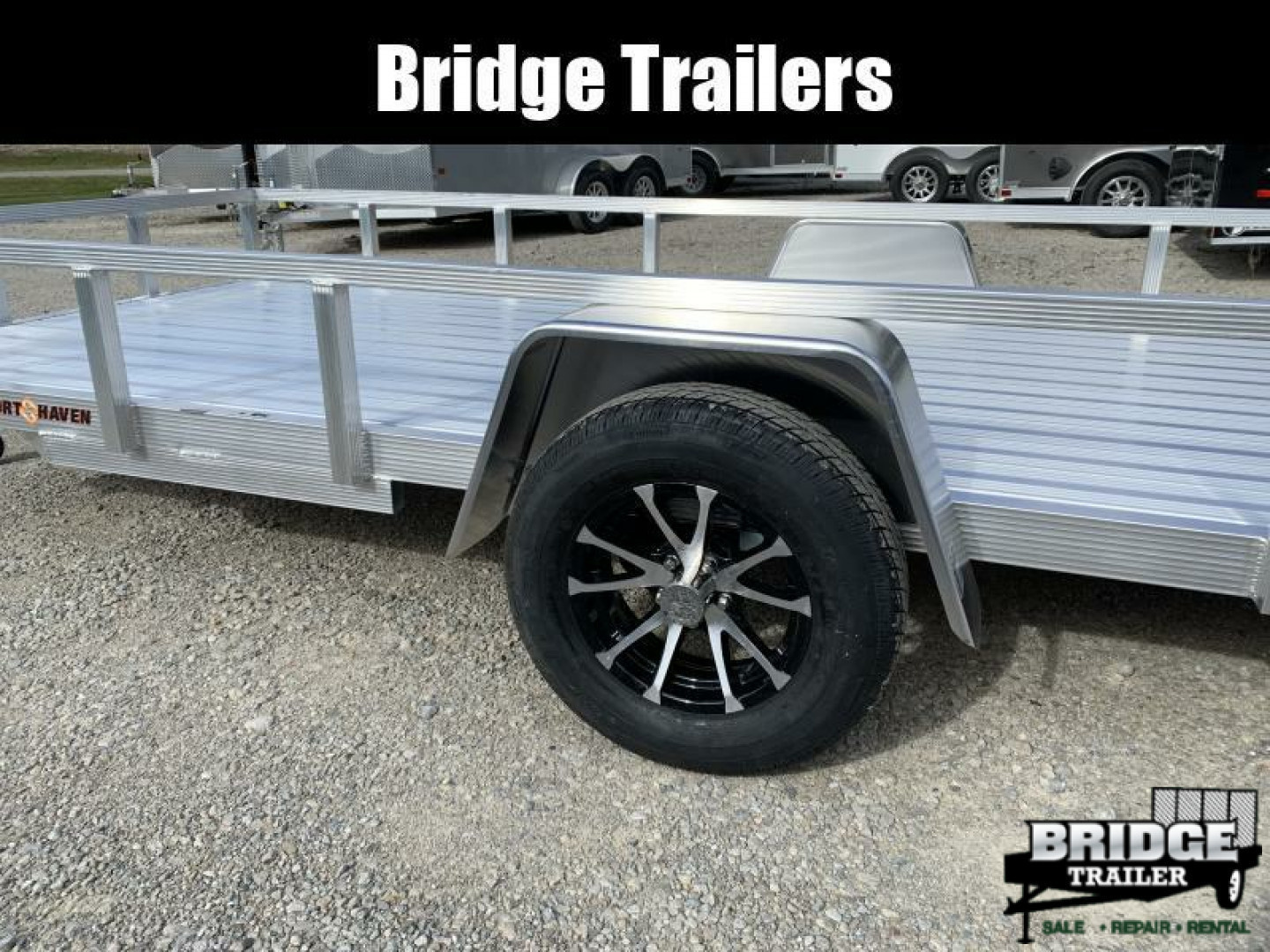 New 2026 Sport Haven AUT614D-F (6' X 14') 2.9K Single Axle Deluxe Utility Trailer