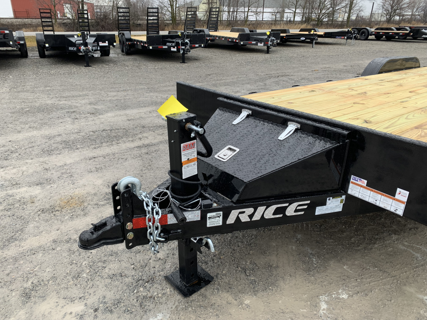 New 2026 Rice Trailers FMCM8224 (82" x 22' + 2') 9.9K Magnum Car Hauler Car / Racing Trailer