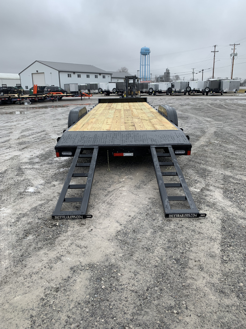 New 2026 Rice Trailers FMCM8224 (82" x 22' + 2') 9.9K Magnum Car Hauler Car / Racing Trailer