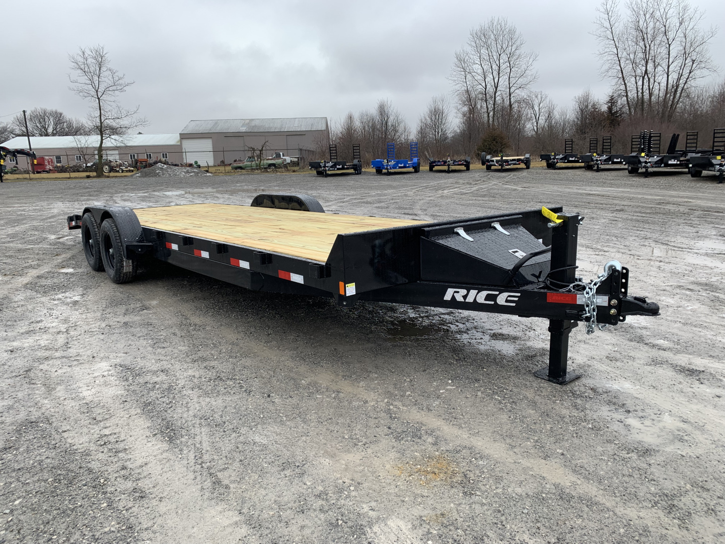 New 2026 Rice Trailers FMCM8224 (82" x 22' + 2') 9.9K Magnum Car Hauler Car / Racing Trailer