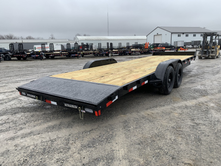 New 2026 Rice Trailers FMCM8224 (82" x 22' + 2') 9.9K Magnum Car Hauler Car / Racing Trailer