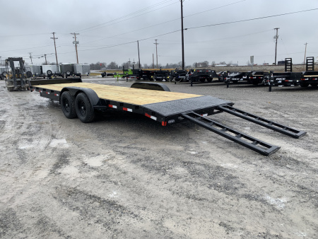 New 2026 Rice Trailers FMCM8224 (82" x 22' + 2') 9.9K Magnum Car Hauler Car / Racing Trailer