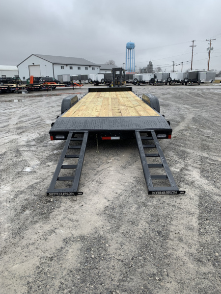 New 2026 Rice Trailers FMCM8224 (82" x 22' + 2') 9.9K Magnum Car Hauler Car / Racing Trailer