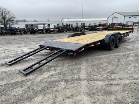 New 2026 Rice Trailers FMCM8224 (82" x 22' + 2') 9.9K Magnum Car Hauler Car / Racing Trailer