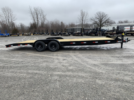 New 2026 Rice Trailers FMCM8224 (82" x 22' + 2') 9.9K Magnum Car Hauler Car / Racing Trailer