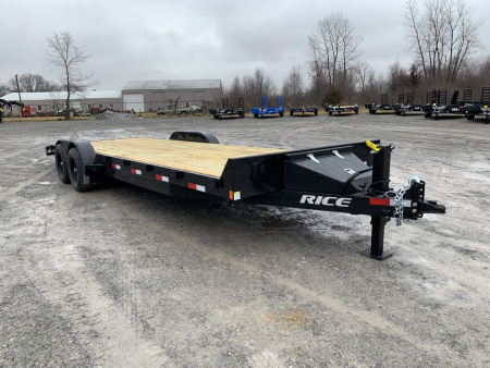 New 2026 Rice Trailers FMCM8224 (82" x 22' + 2') 9.9K Magnum Car Hauler Car / Racing Trailer