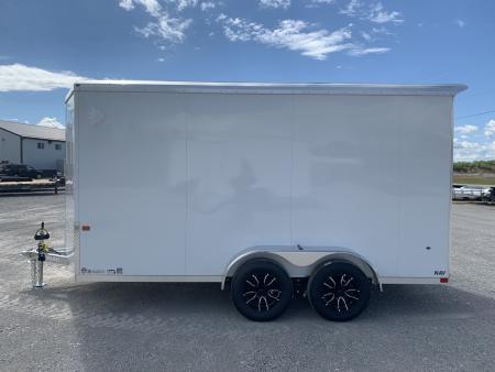 New 2026 NEO TRAILERS NAV147TR6 (7' X 14') 7K V-Nose Cargo / Enclosed Trailer