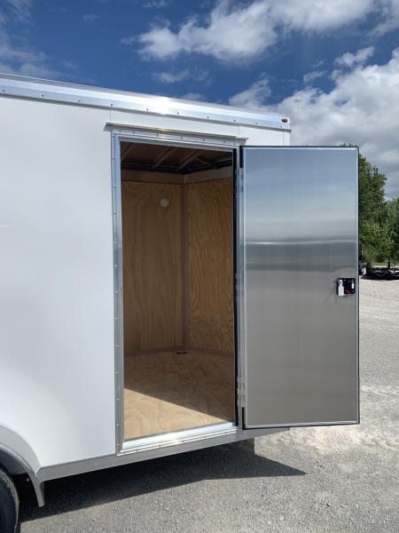 New 2026 NEO TRAILERS NAV147TR6 (7' X 14') 7K V-Nose Cargo / Enclosed Trailer