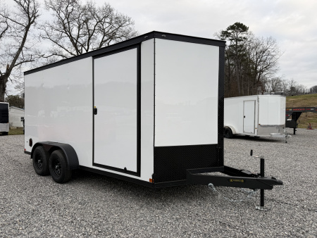 New 2026 Covered Wagon Trailers 7X16 TA3 7' POLY Cargo / Enclosed Trailer