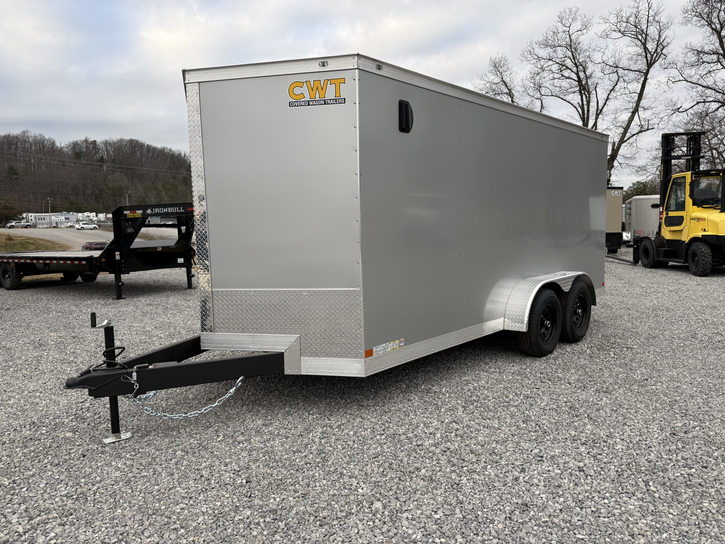 New 2026 Covered Wagon Trailers 7X16 TA3 E-TRACK BAR LOCK POLY Cargo / Enclosed Trailer