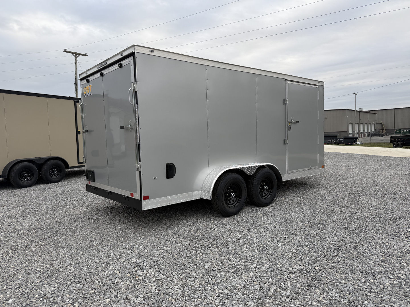 New 2026 Covered Wagon Trailers 7X16 TA3 E-TRACK BAR LOCK POLY Cargo / Enclosed Trailer