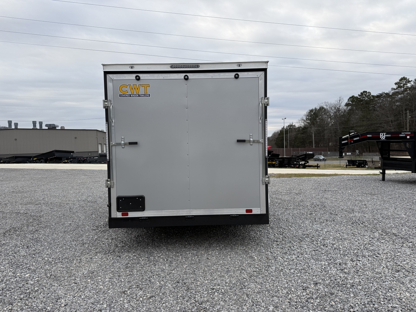 New 2026 Covered Wagon Trailers 7X16 TA3 E-TRACK BAR LOCK POLY Cargo / Enclosed Trailer