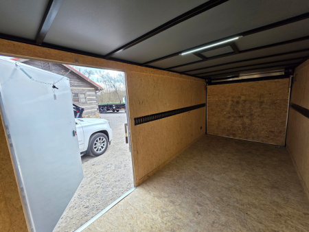 New 2026 Covered Wagon Trailers 7X16 TA3 E-TRACK BAR LOCK POLY Cargo / Enclosed Trailer