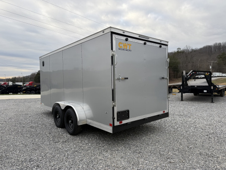 New 2026 Covered Wagon Trailers 7X16 TA3 E-TRACK BAR LOCK POLY Cargo / Enclosed Trailer