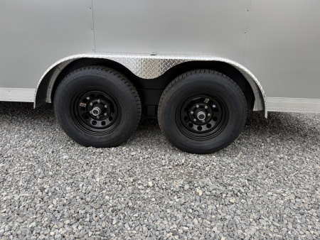 New 2026 Covered Wagon Trailers 7X16 TA3 E-TRACK BAR LOCK POLY Cargo / Enclosed Trailer