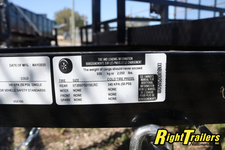 New 2025 5X10 Triple Crown Utility Trailer
