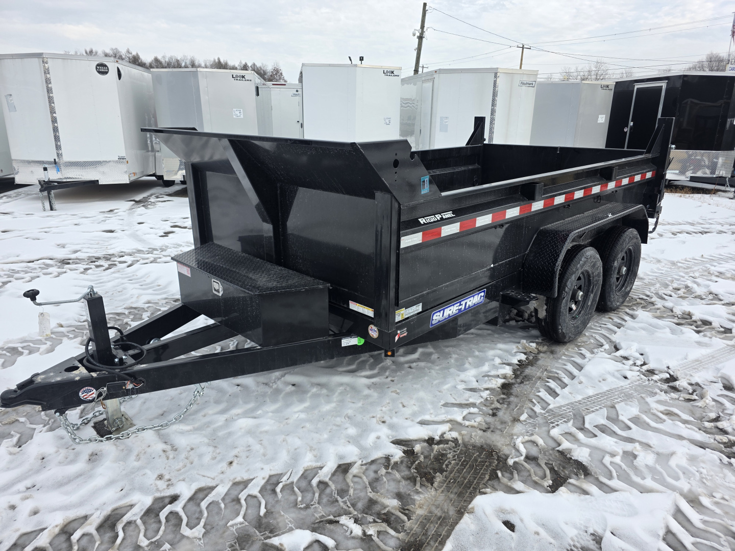 New 2026 Sure-Trac 6X12 10K - RAMPS Dump Trailer