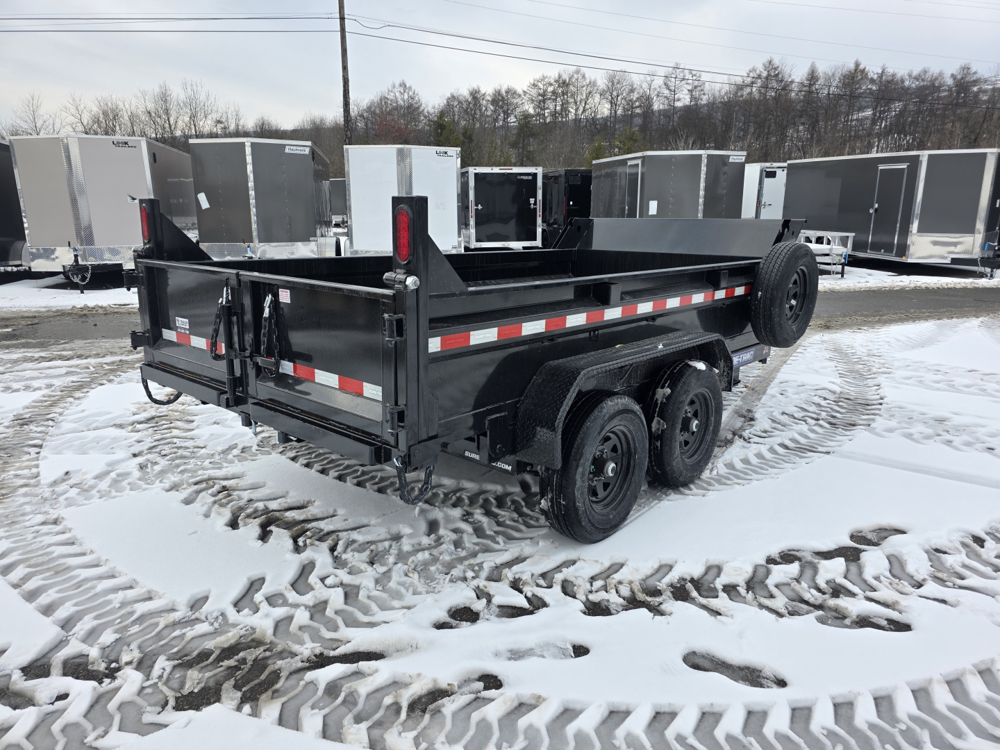 New 2026 Sure-Trac 6X12 10K - RAMPS Dump Trailer