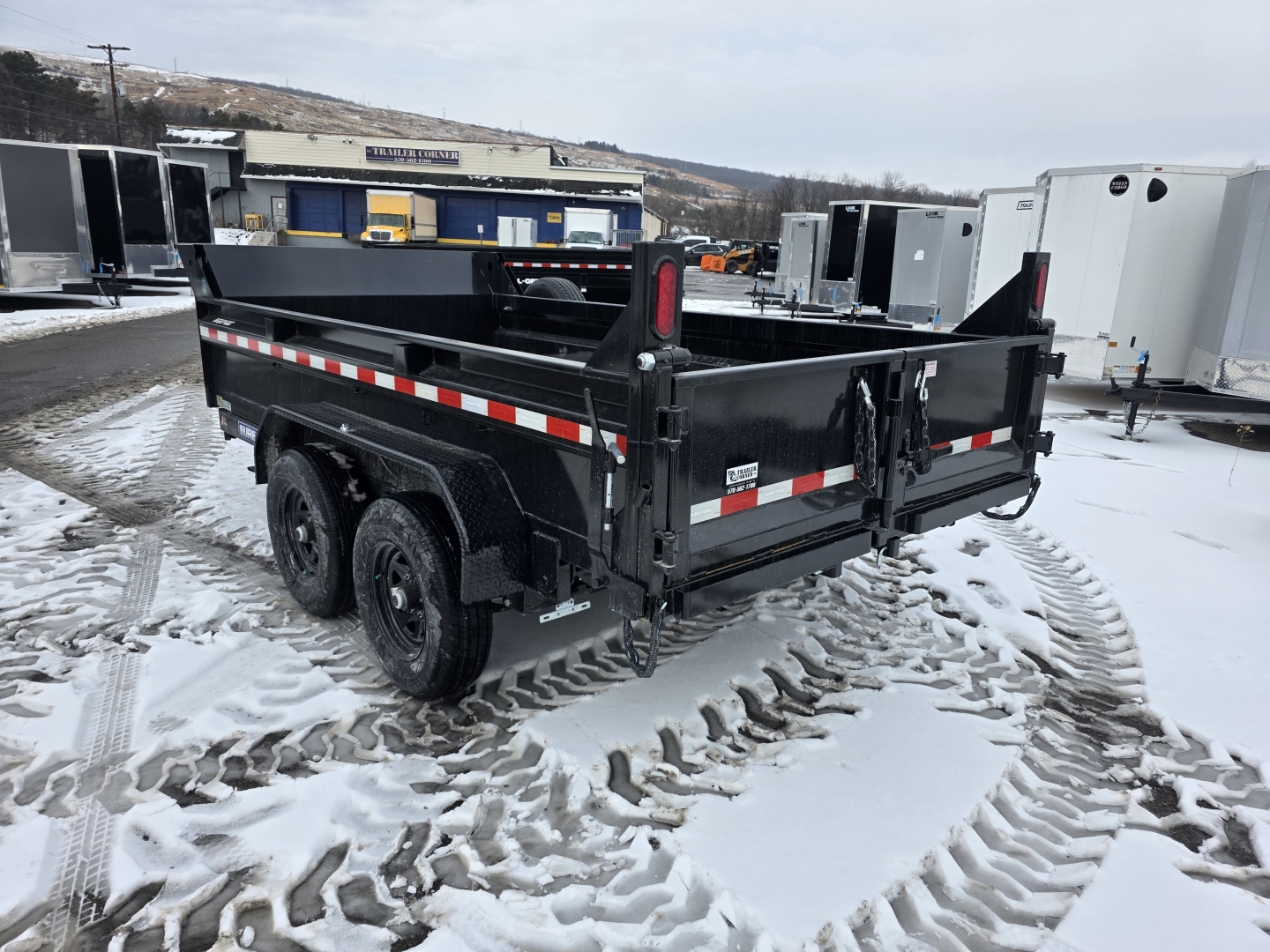 New 2026 Sure-Trac 6X12 10K - RAMPS Dump Trailer