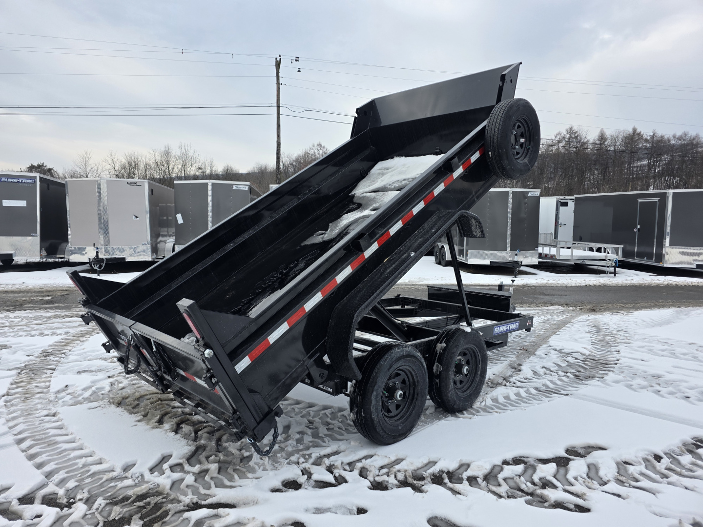 New 2026 Sure-Trac 6X12 10K - RAMPS Dump Trailer