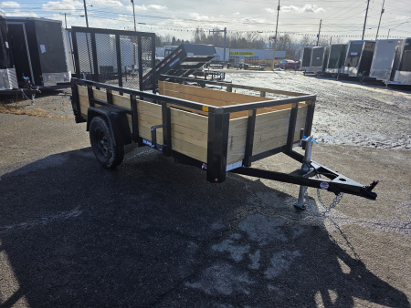New 2026 Sure-Trac 5X10 - 3 BOARD SIDES Utility Trailer