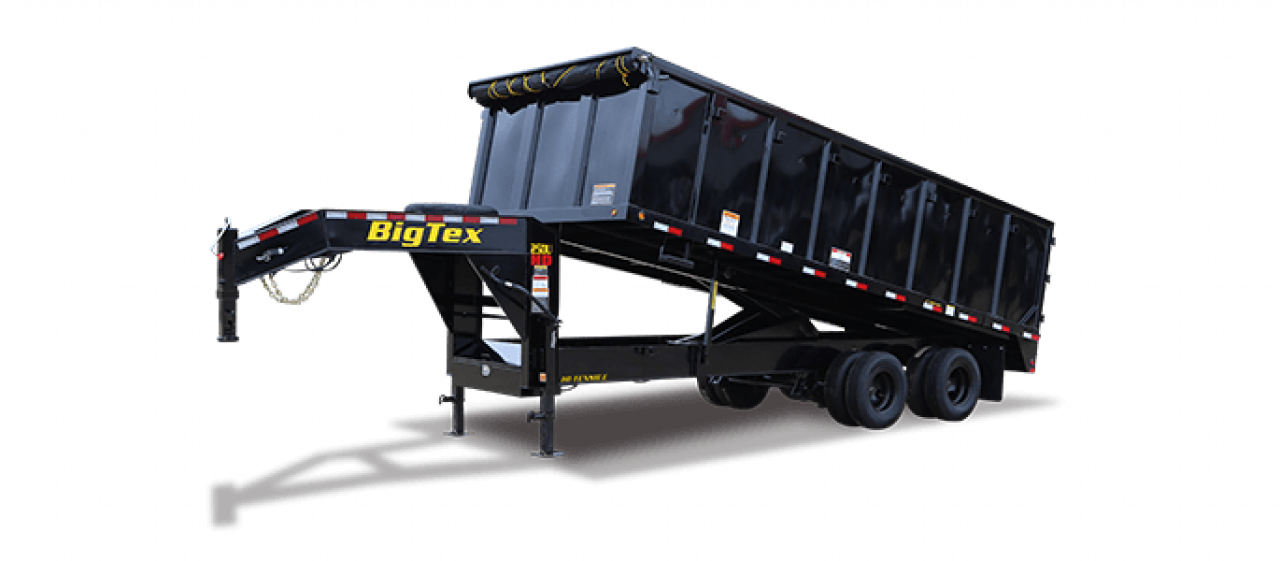 New 25DU-20 Big Tex Dual Tandem Gooseneck Dump Trailer