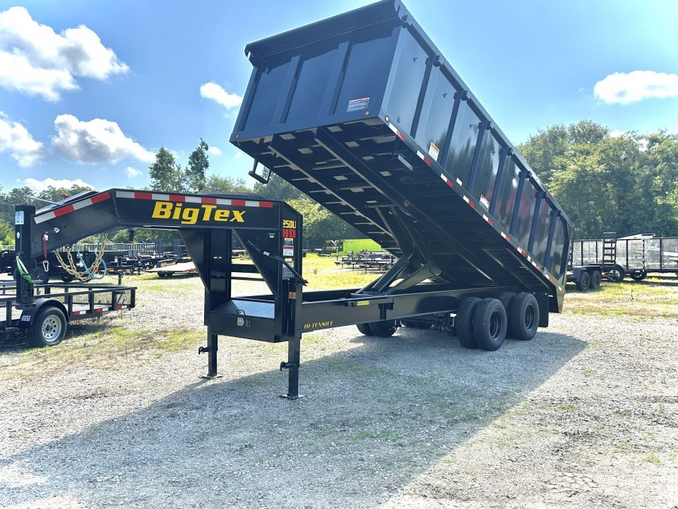 New 25DU-20 Big Tex Dual Tandem Gooseneck Dump Trailer