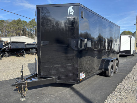 New 2026 Spartan 7X16 Enclosed Trailer, 10K GVWR, Preferred Package Pro Series, PolyCor, StableDeck, 7' Interior
