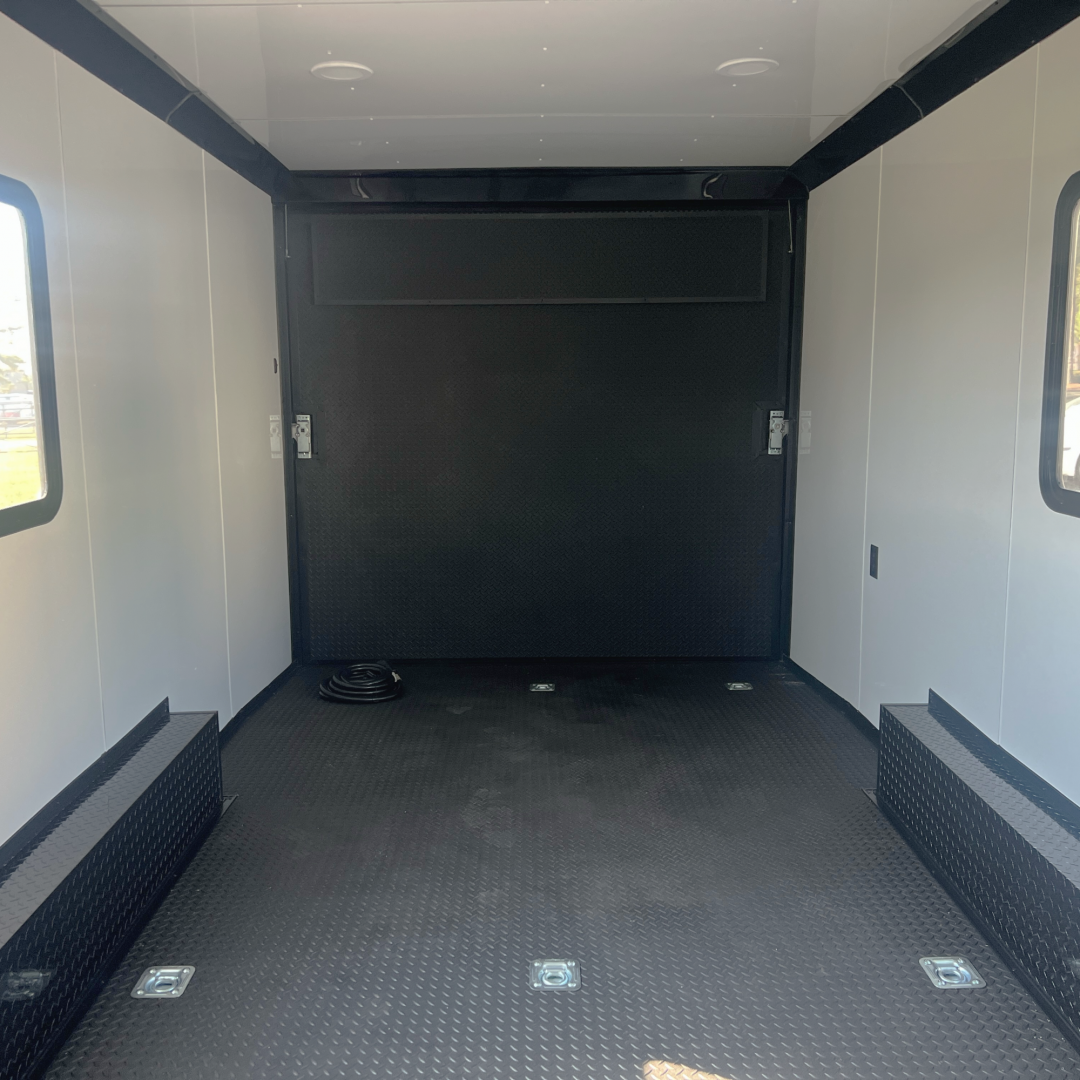 New 8.5X24TA Charcoal Race Ready Trailer